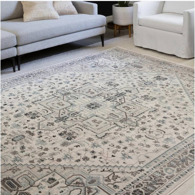 Alexander Home Selma Medallion Area Rug