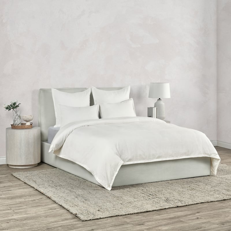 Villa by Classic Home Karina 100% Cotton White Sham