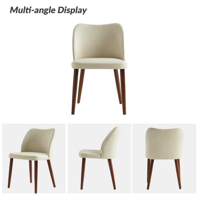 Melisa Solid Wood Dining Chair Set of 4 by HULALA HOME