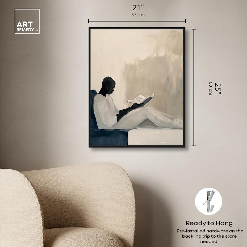 Void Reader I Canvas by Art Remedy