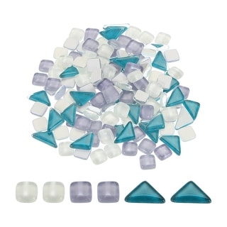 1.01LB Assorted Crystal Glass Mosaic Tiles Kit - DIY Craft Supplies For Plates, Flowerpots, Vases & More With Tools - View #8