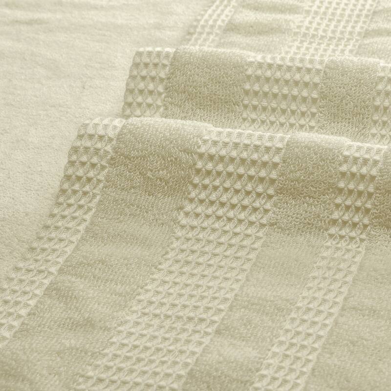 Cotton Bath Towel Set of 2, Luxury Towels, Highly Absorbent and Quick Dry Towels for Hotel, Spa 28" x 56" - Brown