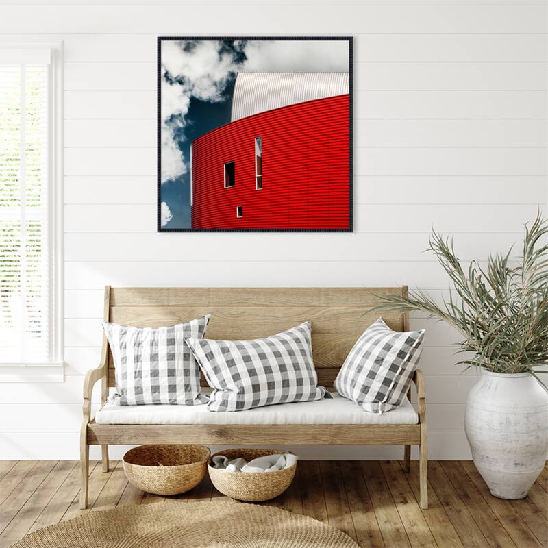 Wonderful Windows by Gilbert Claes Framed Canvas Wall Art Print