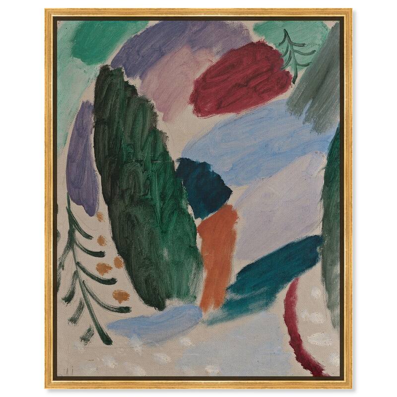 Jawlensky's Frost Canvas by Art Remedy - 36" x 45" - Gold