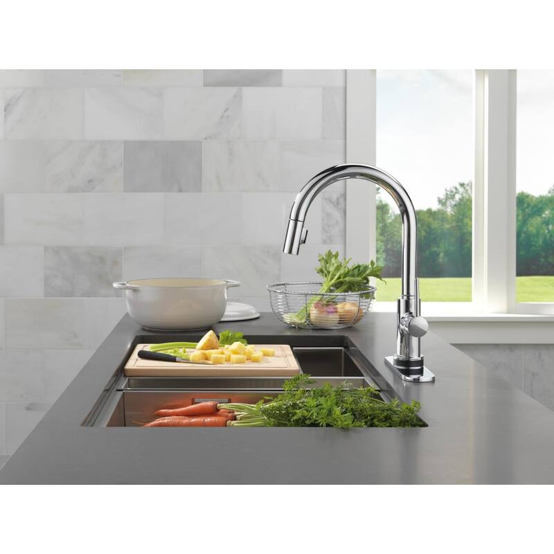 Delta 9159TL-DST Trinsic 1.8 GPM Single Hole Pull Down Touchless