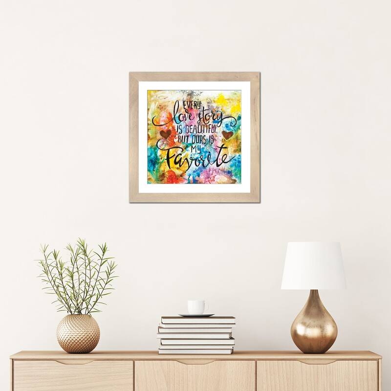iCanvas "Every Love Story Is Beautiful" by Ivan Guaderrama