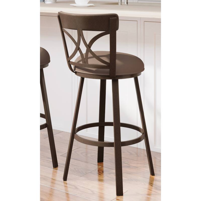 Tempo Furniture Bradley Swivel 26" Counterstool/30" Barstool by Furnish Theory