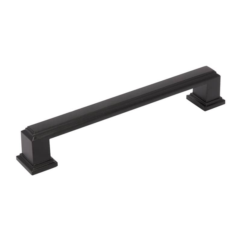 Utopia Alley Dover Pull Handle-Matt Black Drawer Drop Pull Handles, 5.0" Center to Center - 5 pack