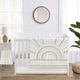 preview thumbnail 1 of 4, Sweet Jojo Designs Ivory Boho Chic Sun Boy Girl 4p Nursery Crib Bedding Set Cotton Bohemian Gender Neutral Beige Tufted Fringe