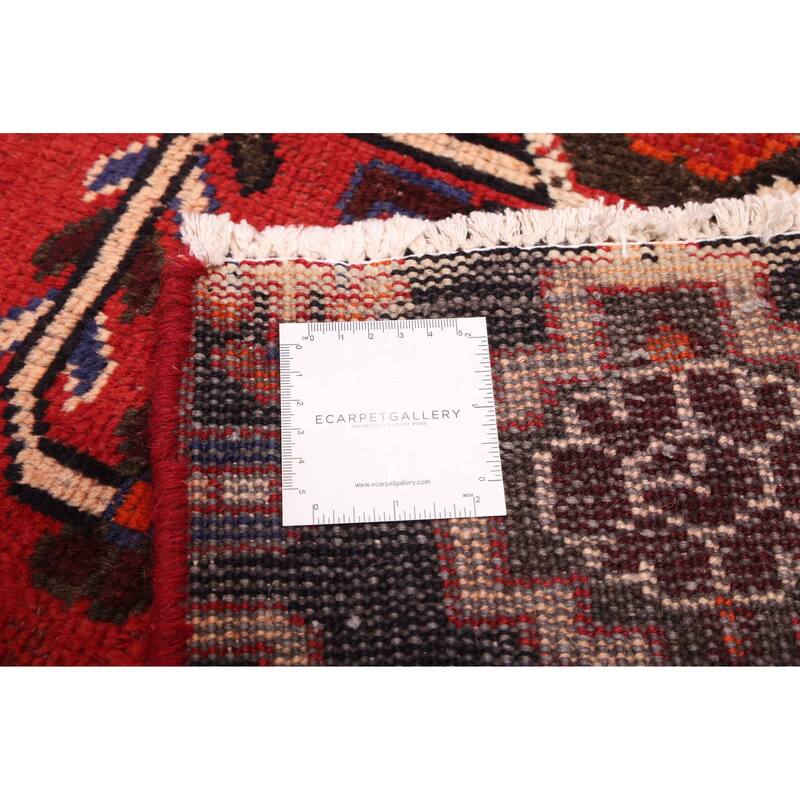 ECARPETGALLERY Hand-knotted Andelz Red Wool Rug - 4'0 x 7'3