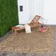 SAFAVIEH Courtyard Marlys Waterproof Patio Backyard Rug - 9' x 12' - Brown/Natural