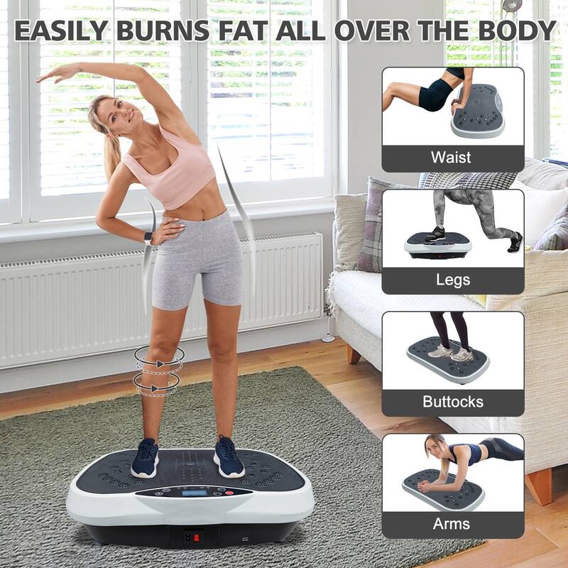 Under Desk Vibration Plate,Home Fitness Equipment,Fitness Platform，Whole Body Workout，Weight Loss & Toning