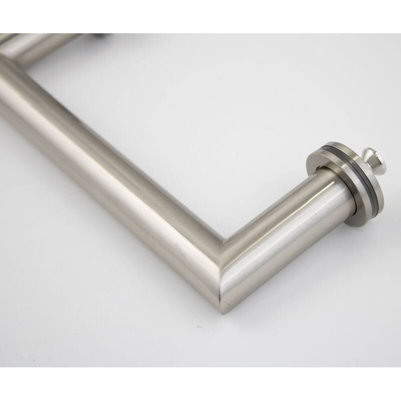 CEL 6"x 6" Mitered Corner Back to Back Shower Door Pull Handles
