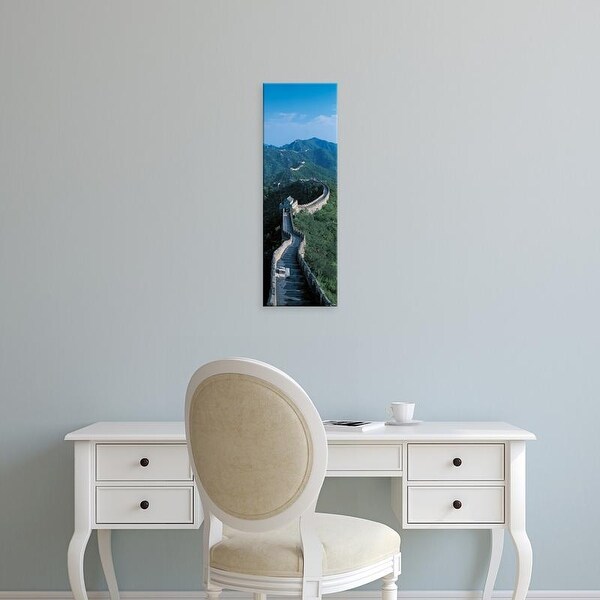 Easy Art Prints Panoramic Images's 'Great Wall of China Beijing China' Premium Canvas Art