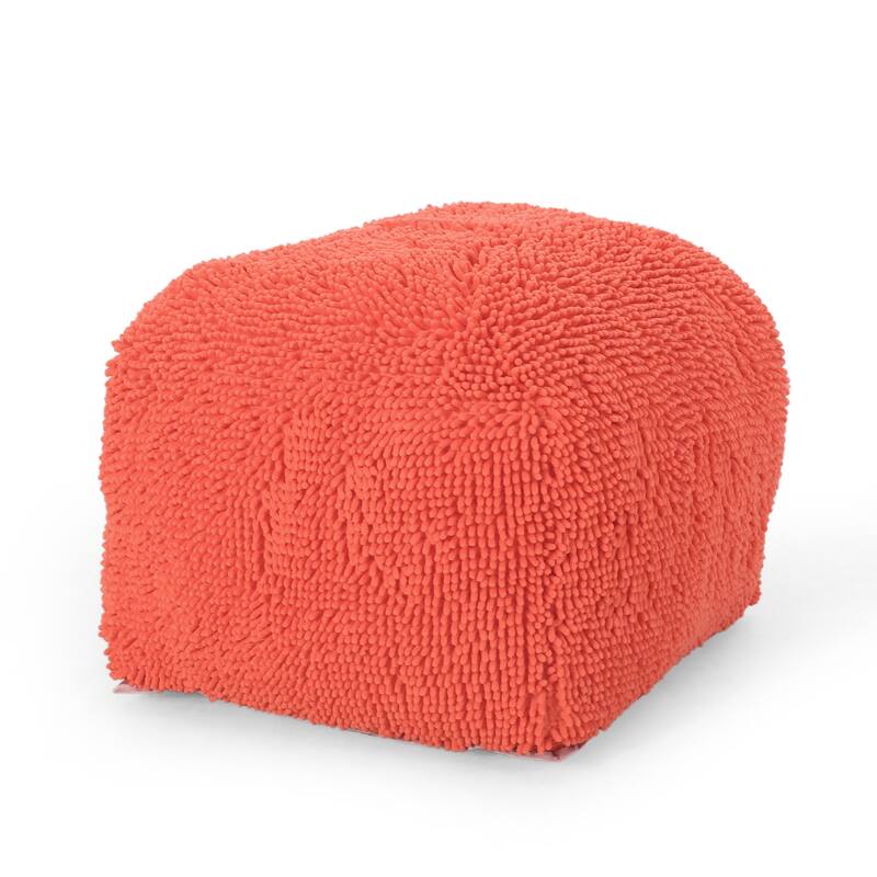 Stylish look Microfiber Square Pouf Easy to maintain
