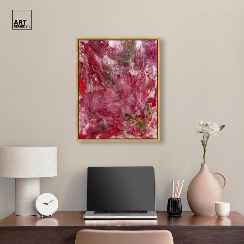 Shades of Red III Canvas by Art Remedy