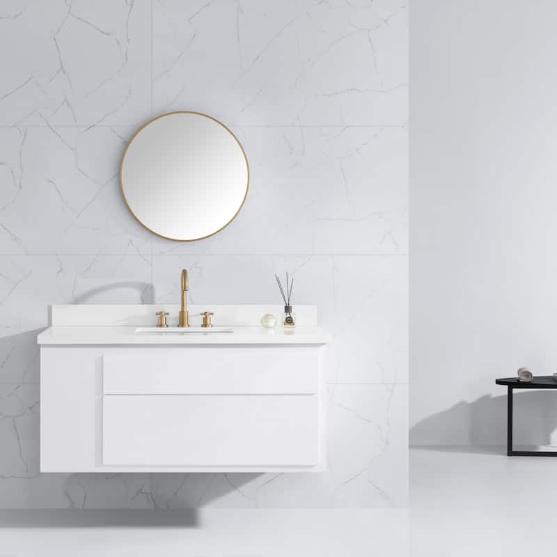Avanity Avon Wall Mounted Mirror with Stainless Steel Frame