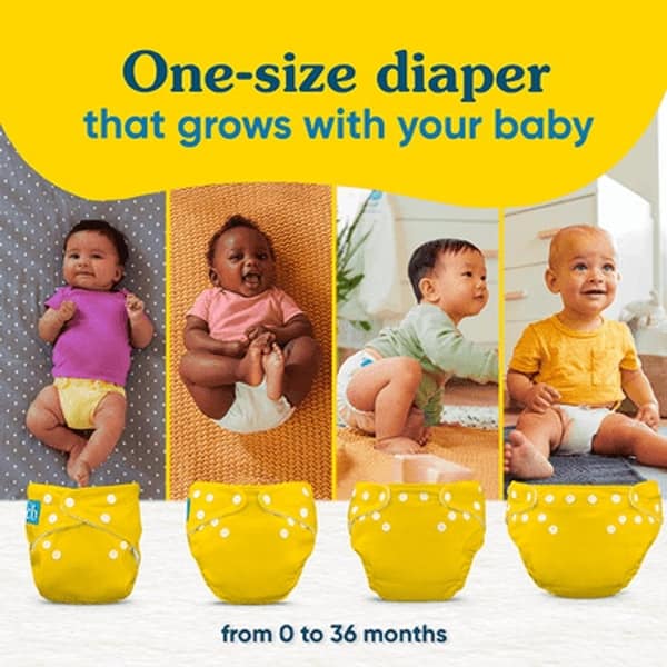 5 Pack - Reusable Cloth Diapers One Size - One Size - Bed Bath & Beyond