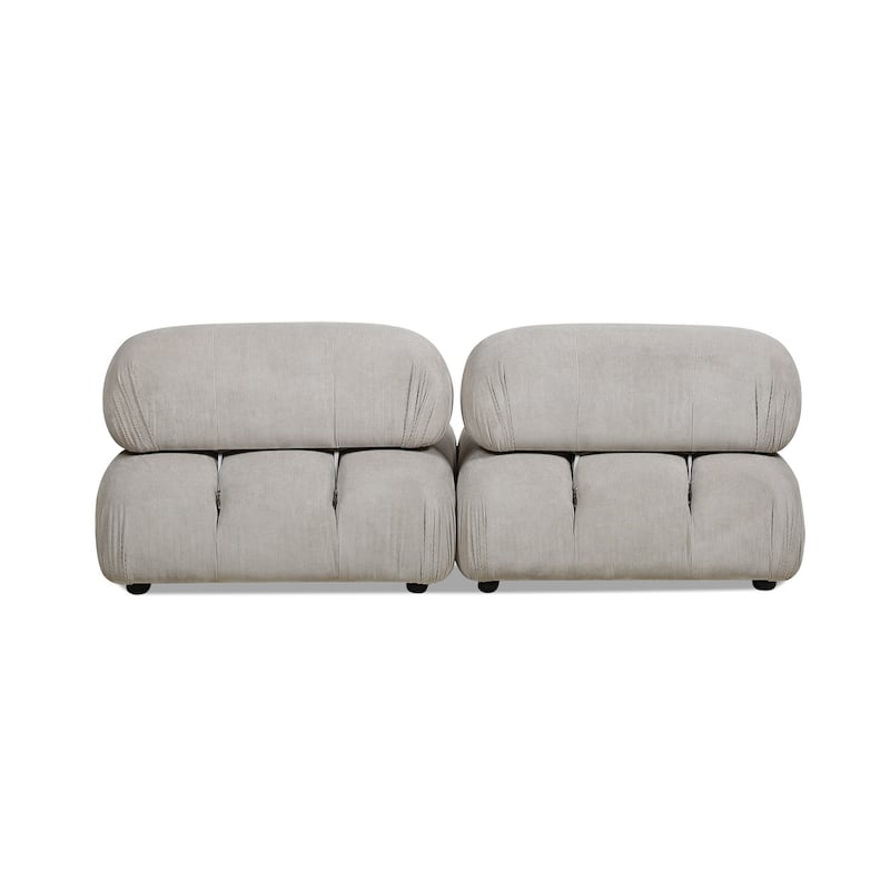 Marcel 72.5" Bubble Modular Modern 2-Piece Loveseat