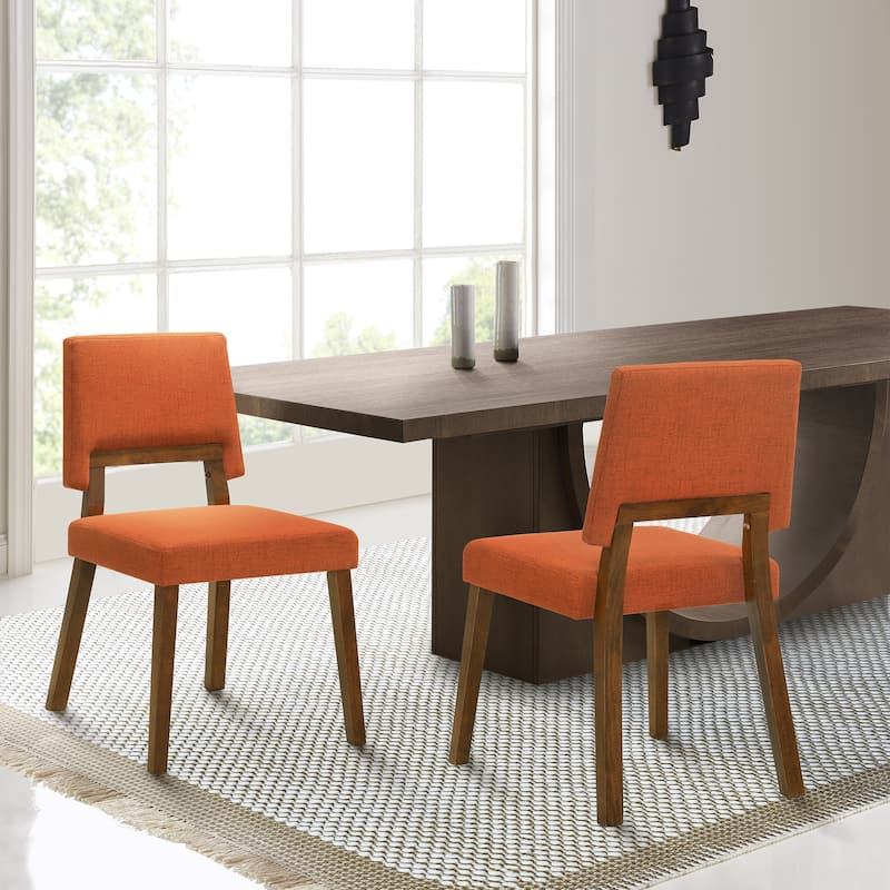 Channell Black or Walnut Wood 7 Piece Dining Set
