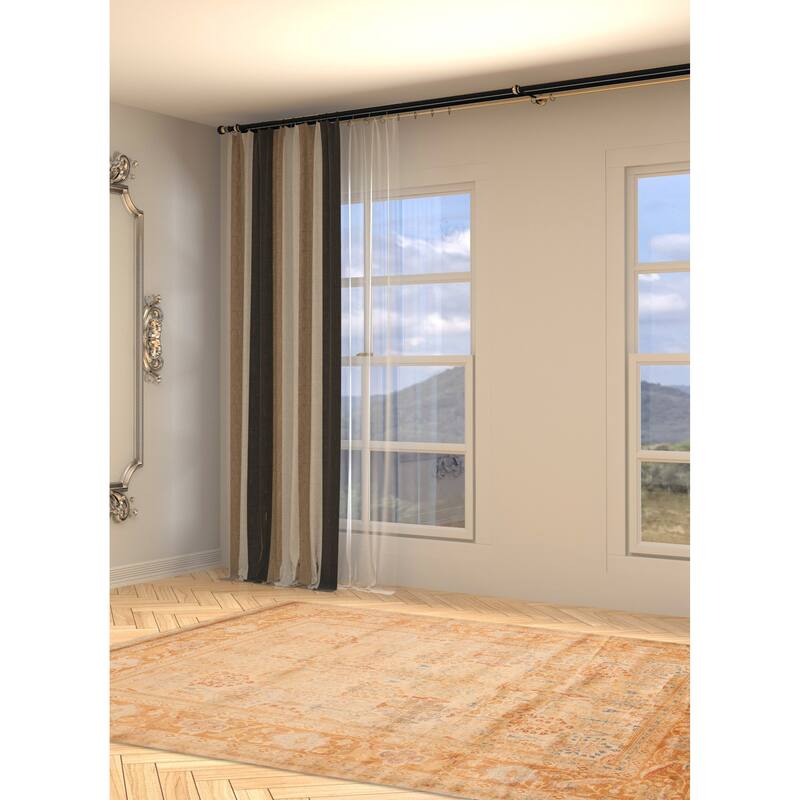 ECARPETGALLERY Hand-knotted Peshawar Oushak Beige Wool Rug - 8'10 x 11'8