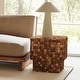 preview thumbnail 10 of 12, Indigo Road by Egypt Sherrod x East at Main Samoa Rectangular Coconut Shell Table Side-Table
