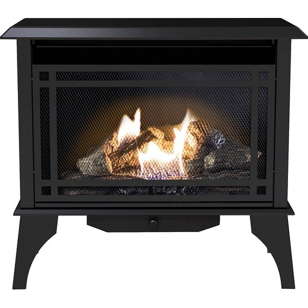 Pleasant Hearth VFS2-PH30DT 30000 BTU 32 in Intermediate Vent Free Gas Stove - Black