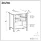 preview thumbnail 39 of 54, WYNDENHALL Norfolk 24 inch Wide Transitional Bedside Nightstand Table - 24 Inches wide