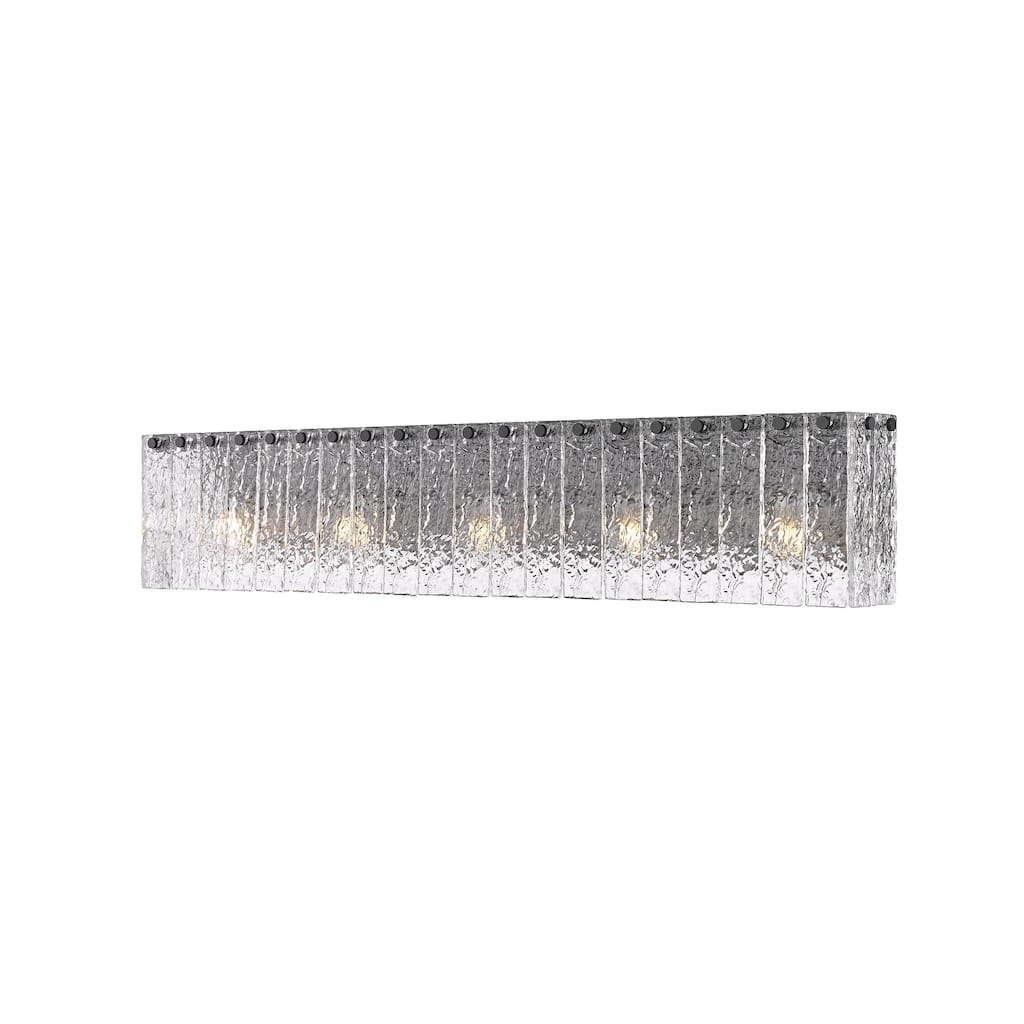 Z-Lite Glacier 5 Light Vanity - Matte Black