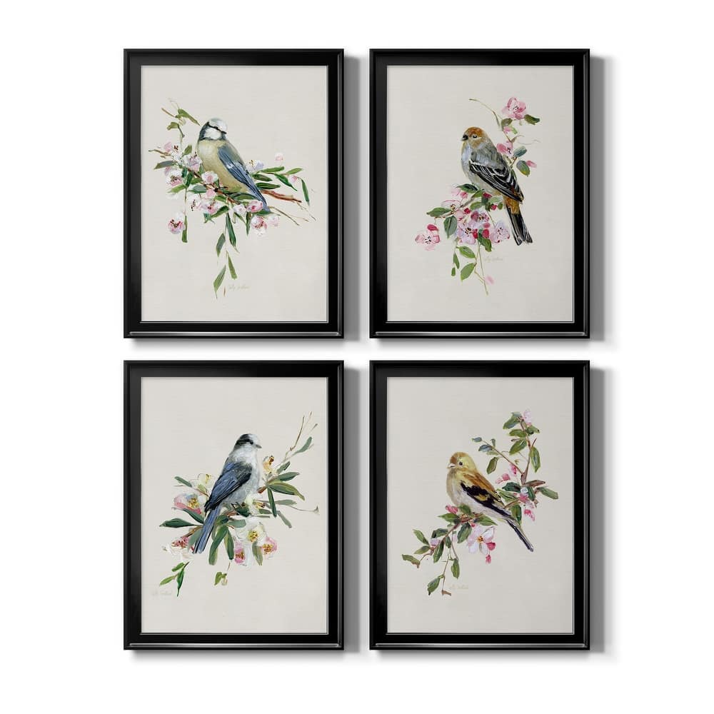 Spring Song Blue Bird Premium Framed Canvas - Ready to Hang - Multi-Color