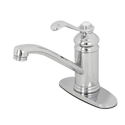 Kingston Brass Templeton Single-Handle Bathroom Faucet with Push Pop-Up