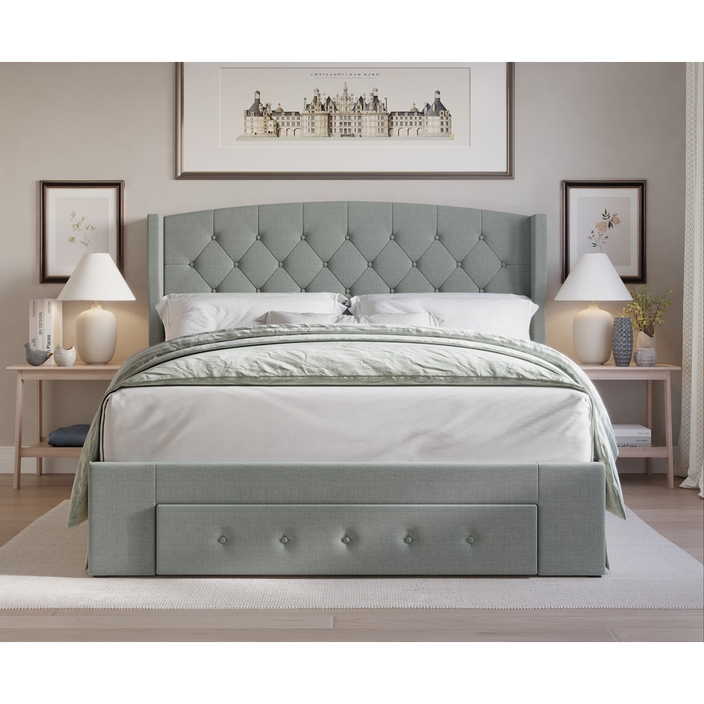 Soledad upholstered storage on sale bed