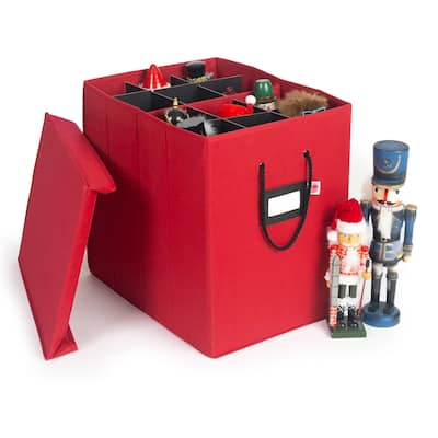 17 in. XL Christmas Nutcracker Collectibles Storage Box