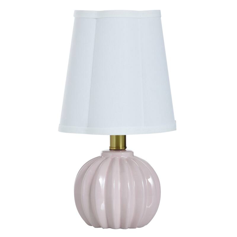 Tamara Day for Stylecraft Ophelia Table Lamp - Pink Peony - 7"W x 7"D x 12.5"H