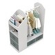 preview thumbnail 1 of 2, Kids Costume Organizer Costume Rack, Kids Armoire, Open Hanging Armoire Closet with Mirror - 33.46 "L x 11.81" W x 42.13"H White