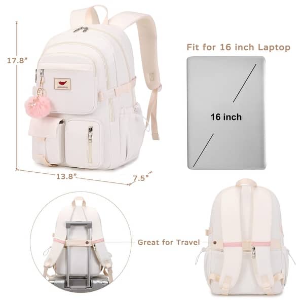 Backpack 15.6 Inch Kids Elementary Middle High School Bag College Backpacks  Anti Theft Travel Back Pack Large Bookbags - buybuy BABY - 42714426