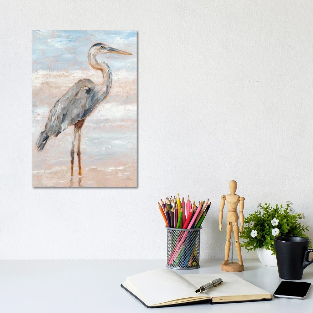 iCanvas "Beach Heron I" by Ethan Harper Canvas Print