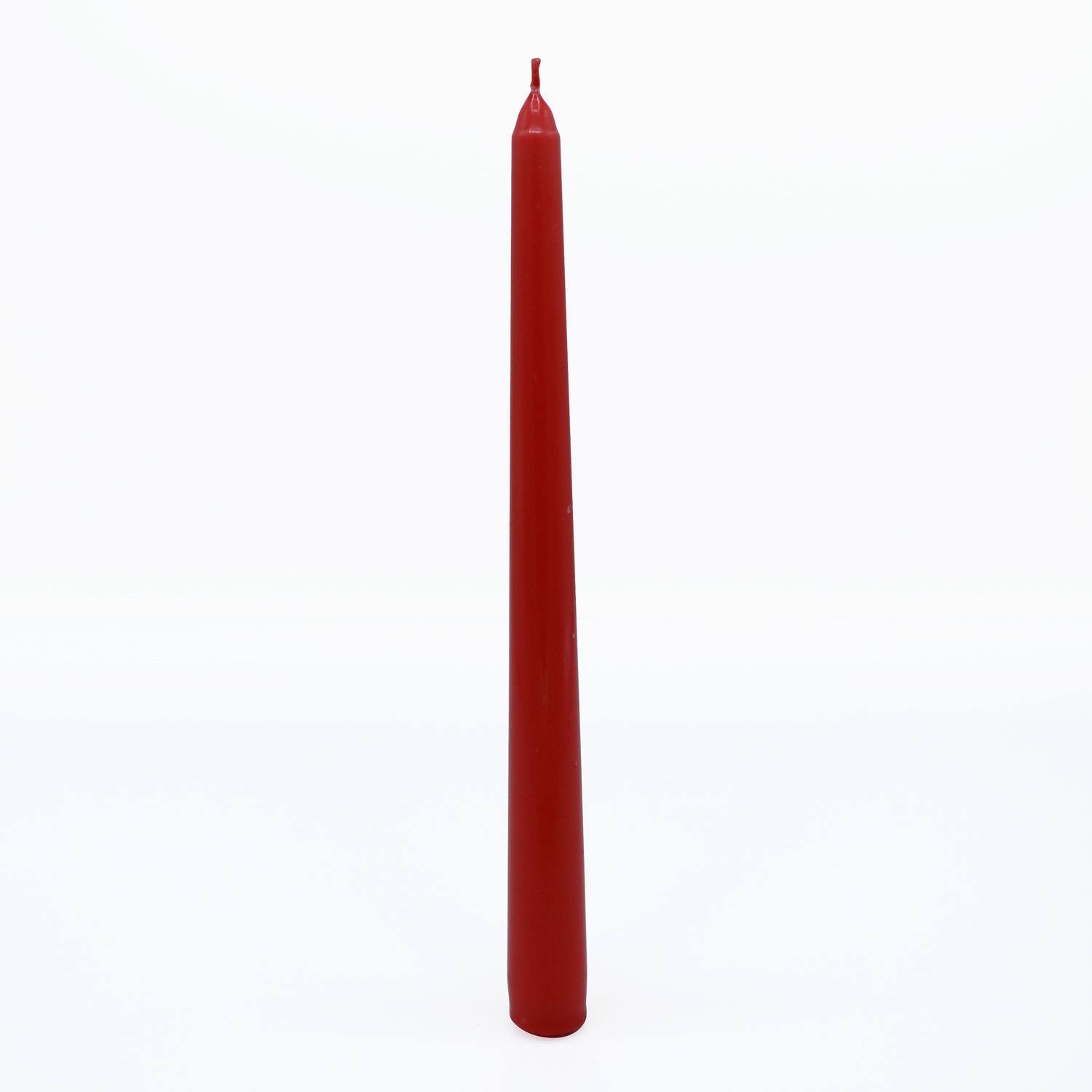 Elyon 10 inch Colored Taper Candle Unscented 8 Hour Burn Time Bed