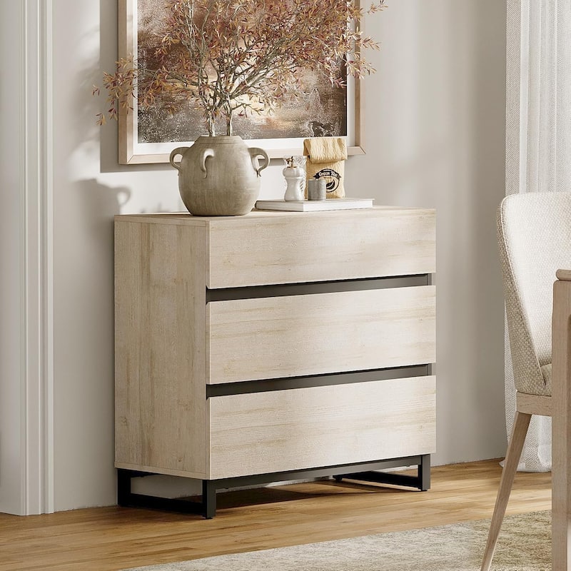 WAMPAT Dresser for Bedroom, Closet Organizers and Storage with 6 Drawers,Chest of Drawers with Metal Base