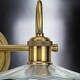preview thumbnail 6 of 5, Luxury Vintage Bath Vanity Light, 6.5"H x 16.5"W, with Farmhouse Style, Olde Brass, by Urban Ambiance