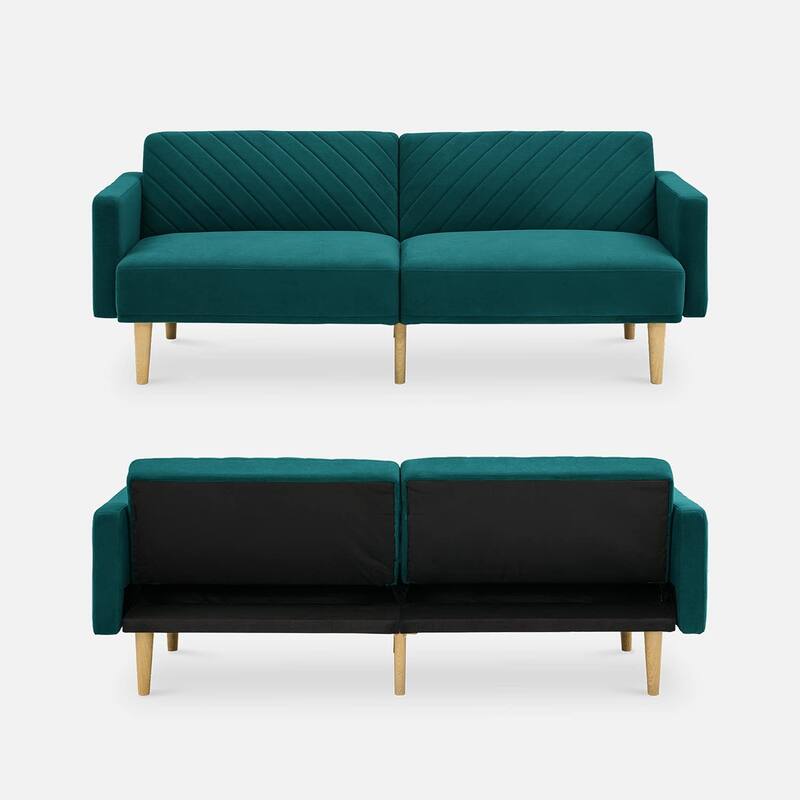 Mopio Chloe Futon Convertible Sofa Sleeper Futon