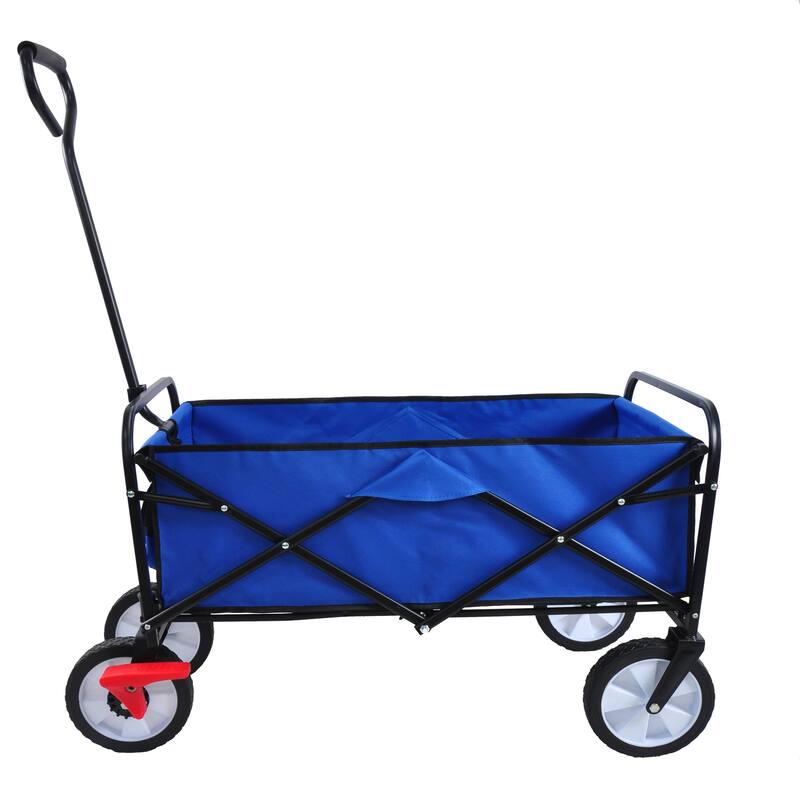 Versatile Folding Wagon: Ideal for Garden, Shopping, and Beach Excursions