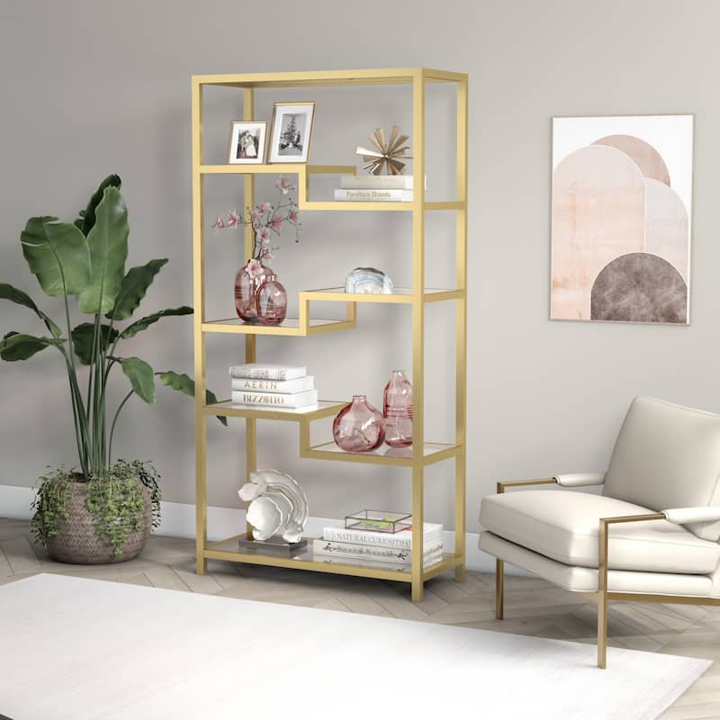 Johann Bookcase - 68" - Brass