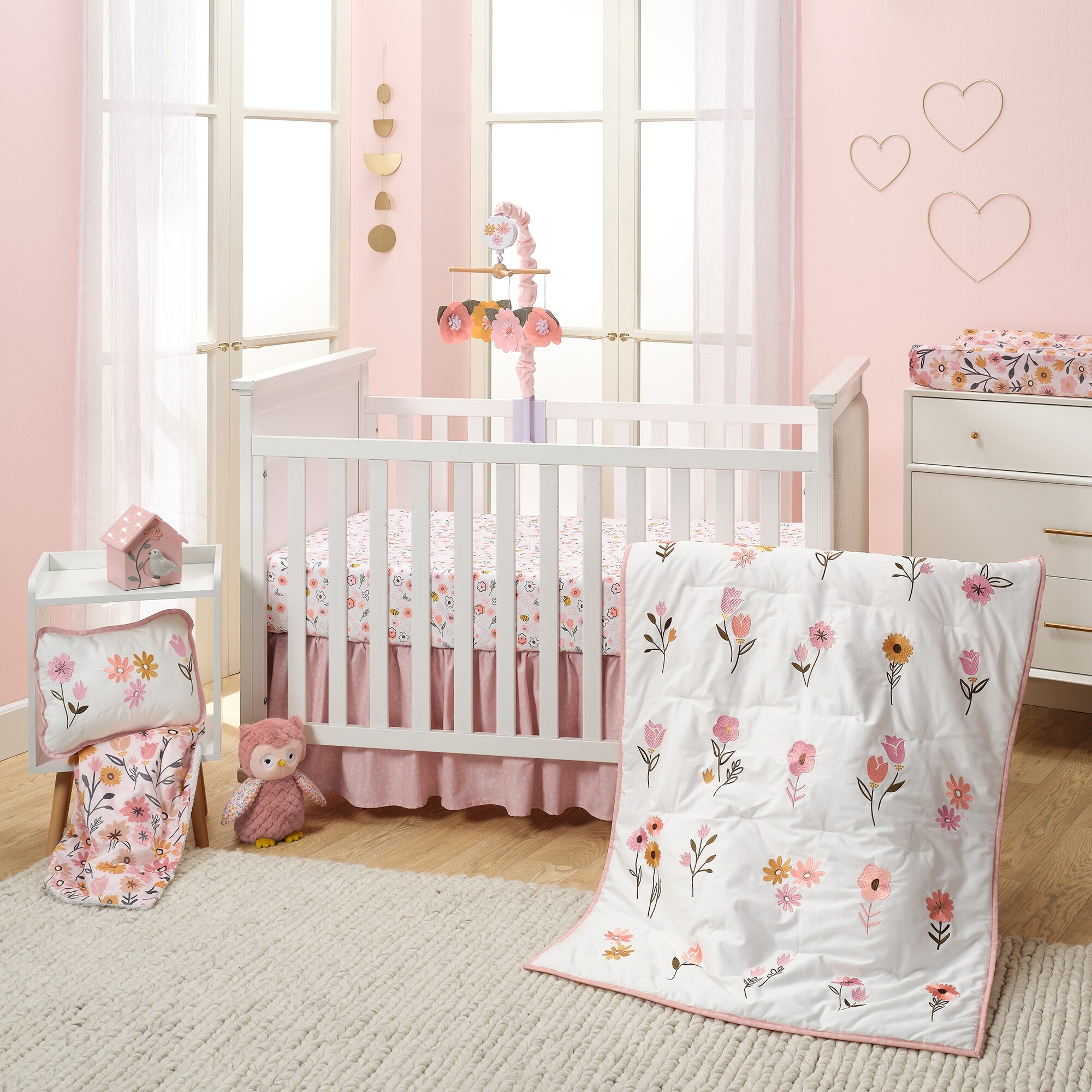 thumbnail image 2 of Soft Cotton Fitted Sheet For Baby Crib & Cot – All Sizes, Elastic Edges, Nursery Bedding 2 of 6