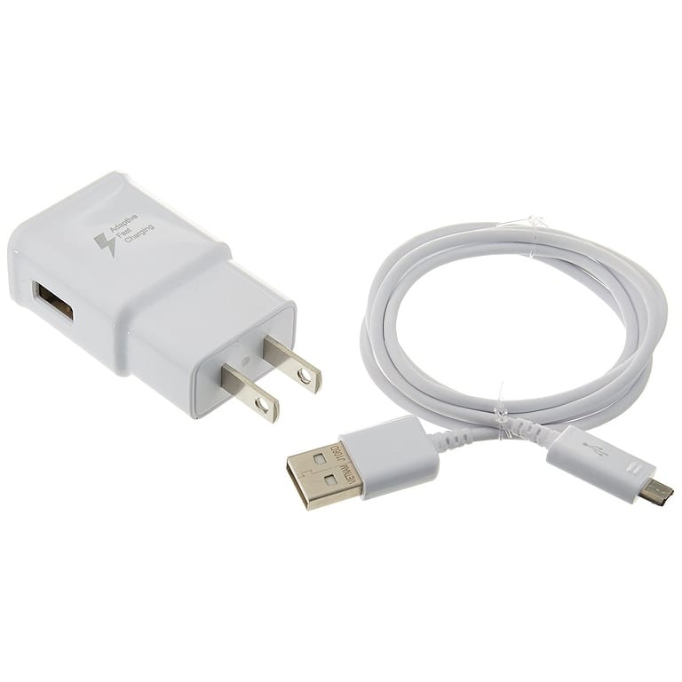 Samsung Adaptive Fast Charger for Galaxy S7/S7 Edge/S6/Edge/Edge+ White Bulk - 9x2x6