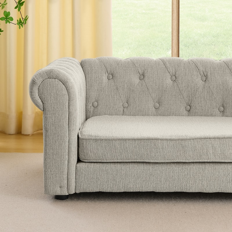Elegant Rectangular Pet Sofa Bed for Dogs Up to 130lbs
