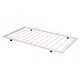 preview thumbnail 14 of 47, Twin Size Metal House Bed with Trundle and Roof for Kids' Rooms