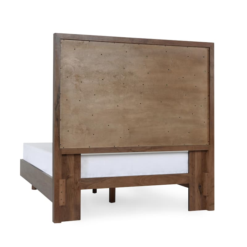 Classic Home Jaxon Acacia Wood Bed in Cocoa Brown