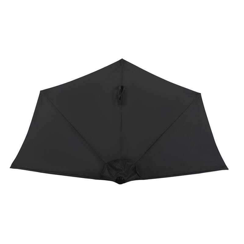 Island Umbrella Lanai 9-ft Half Umbrella With Polyester Canopy
