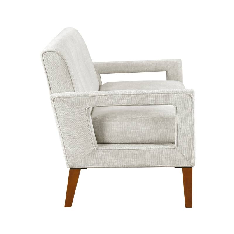 Vivian 55" Chenille Loveseat - Removable Cushion Cover with Zipper